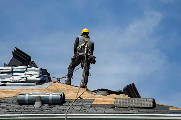 Professional Flat Roof Repair technician working in Fedora, SD